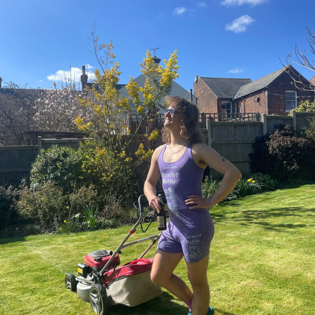 Certfied Baddie Sports Shorts - Modelled by Dear Annie