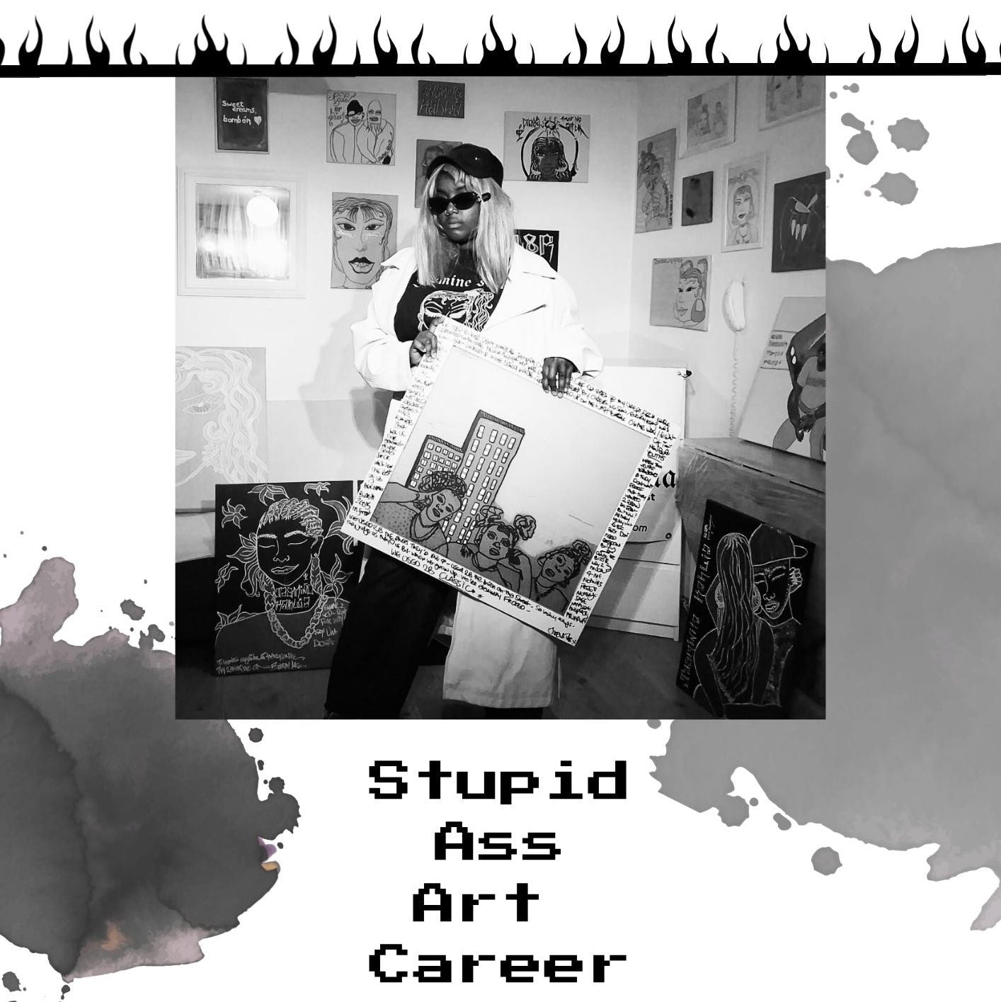 STUPID ASS ART CAREER Zine by Jasmine Kahlia