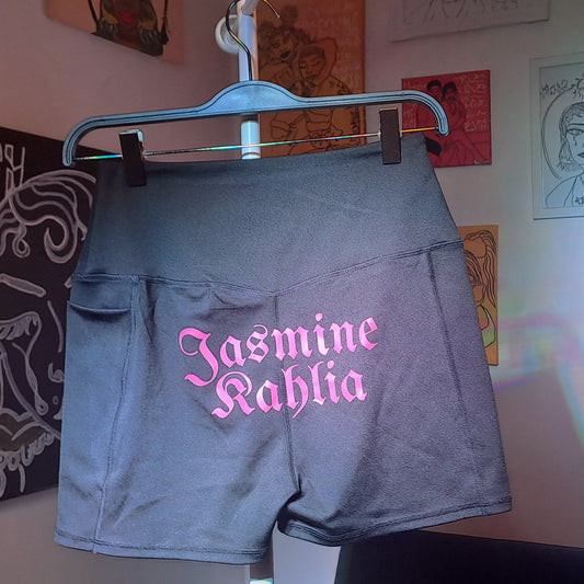 Black JASKAH Sports Shorts