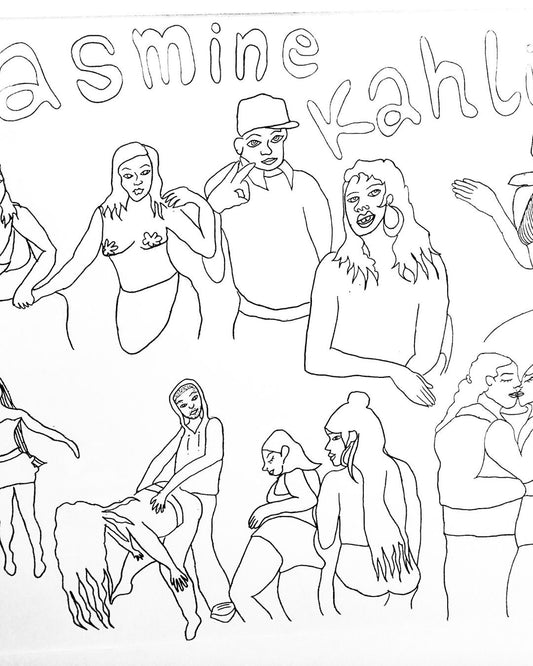 27 perreo 2 in white by Jasmine Kahlia
