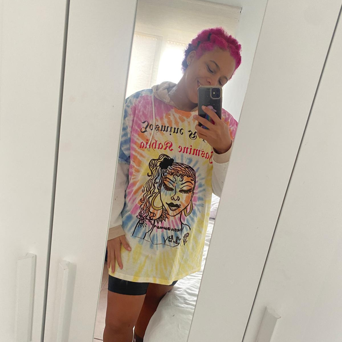 Jasmine Kahlia Tie-Dye T Shirt - Modelled by So Sha